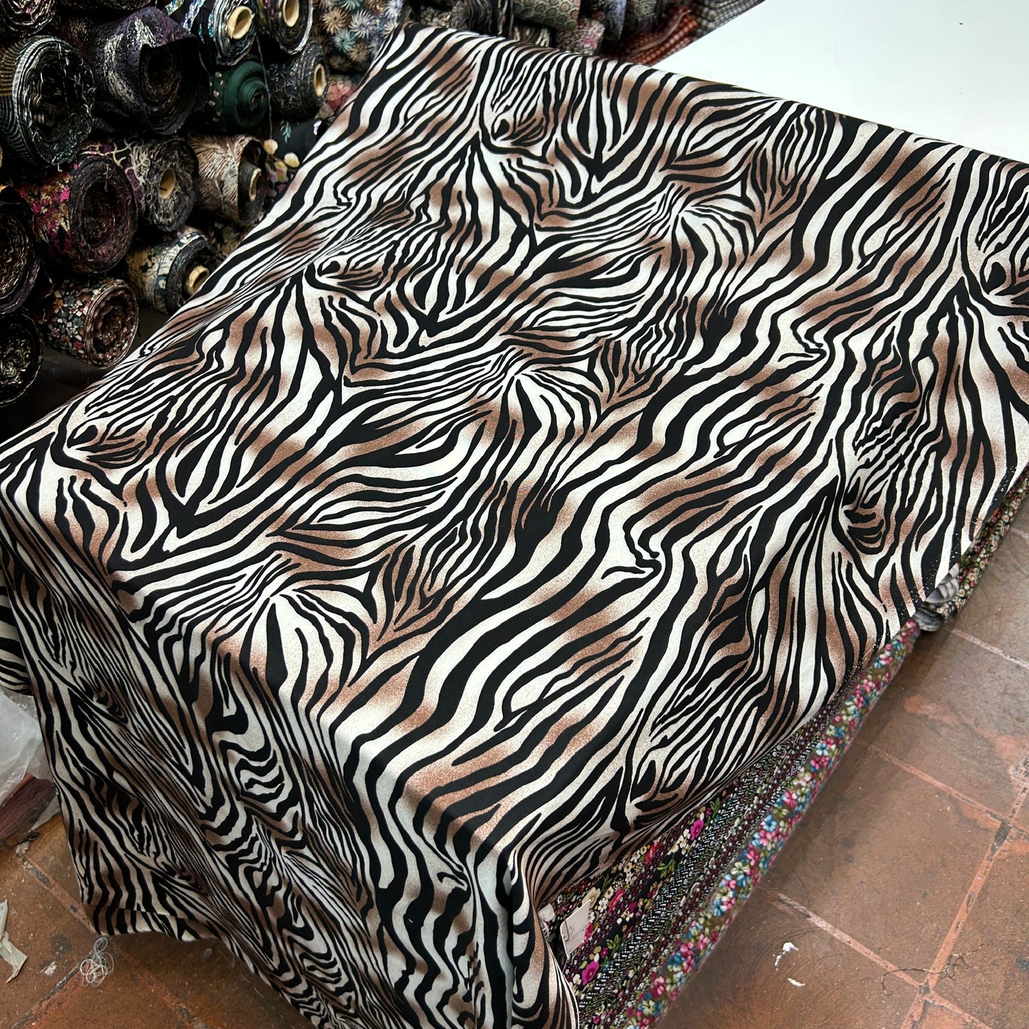 VİSKON KOYU KAHVE ZEBRA