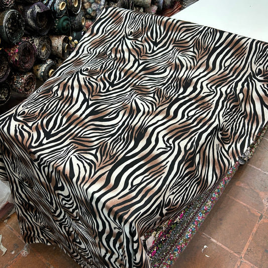 VİSKON KOYU KAHVE ZEBRA