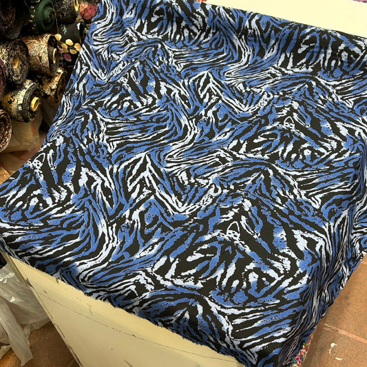 VİSKON LACİVERT ZEBRA