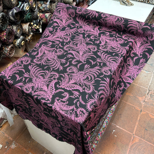 VİSKON SİYAH PEMBE DALLI