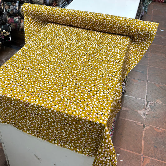 VİSKON SARI BEYAZ ÇİÇEKLİ