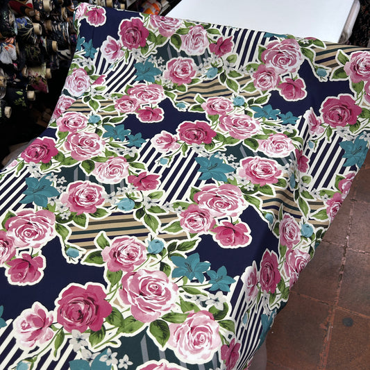 PREMIUM VİSKON BÜYÜK ÇİÇEKLİ