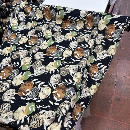 PREMIUM VİSKON KAHVE YESİL YAPRAKLI