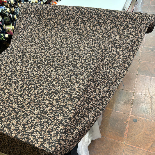 PREMIUM VİSKON SİYAH ZEMİNE KAHVE