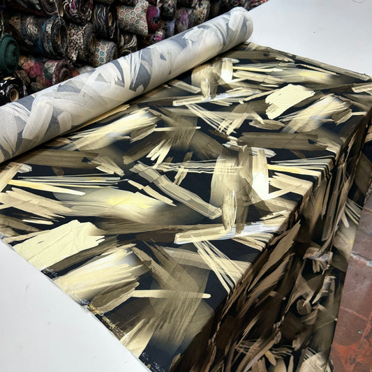 PREMIUM VİSKON KAHVE KREM DESENLİ