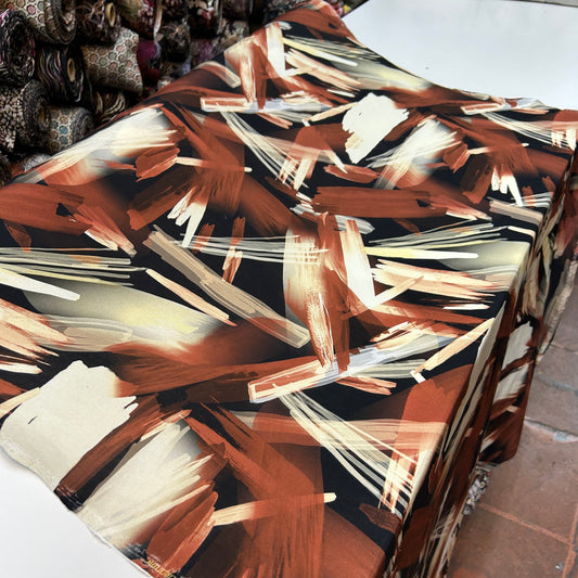 PREMIUM VİSKON KİREMİT KREM DESENLİ