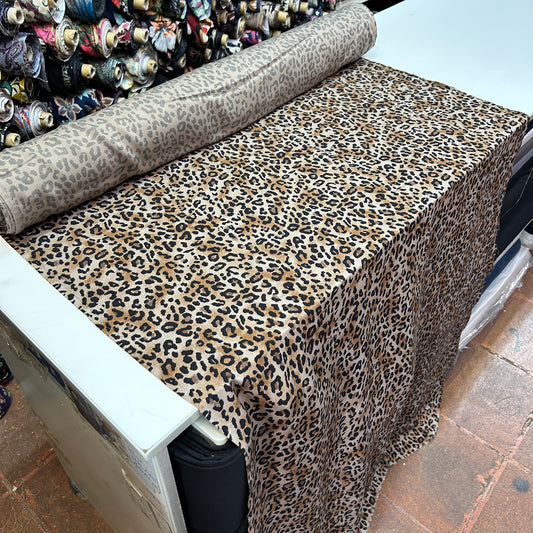 PREMIUM VİSKON DOĞAL KAHVE LEOPAR