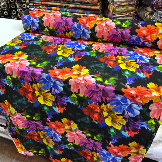 PREMIUM VİSKON RENGARENK YAPRAKLI