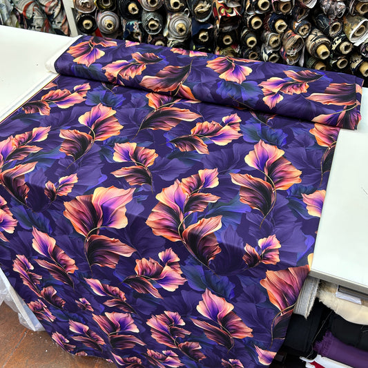 İTHAL İPEK JESİKA - MOR YAPRAKLI