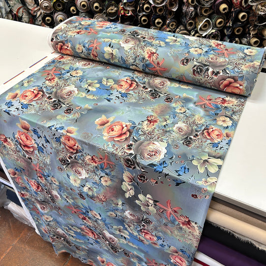 İTHAL İPEK JESİKA - BUZ MAVİ RENKLİ ÇİÇEK