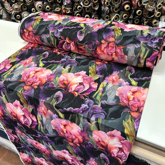 İTHAL İPEK JESİKA - PEMBE ÇİÇEKLİ