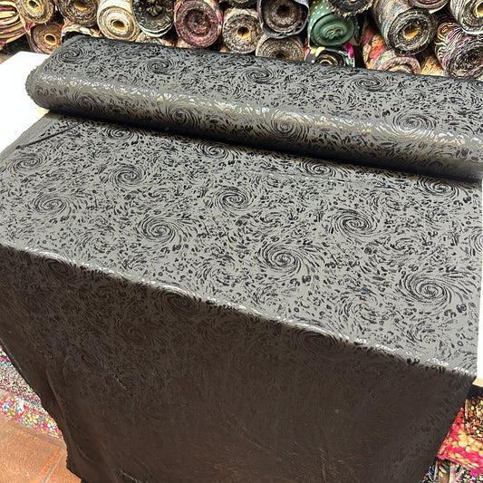 ÇİFTLİK SATTIRAN - SİYAH - SARMAL DESEN