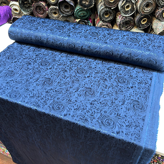 ÇİFTLİK SATTIRAN - LACİVERT - SARMAL DESEN