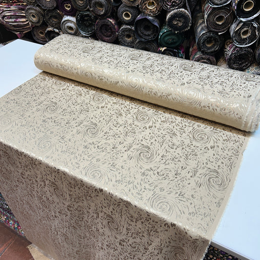 ÇİFTLİK SATTIRAN - KREM - SARMAL DESEN