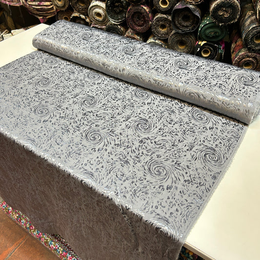 ÇİFTLİK SATTIRAN - GRİ - SARMAL DESEN