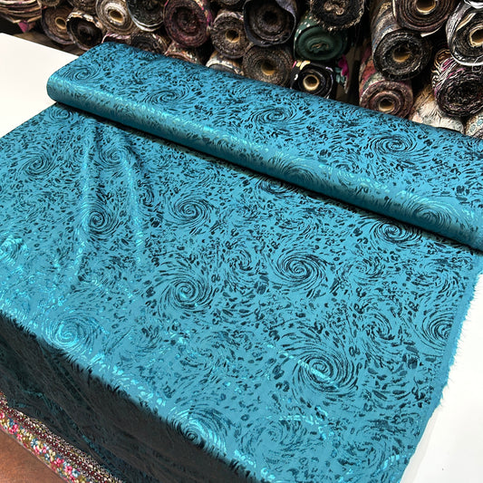 ÇİFTLİK SATTIRAN - TURKUAZ - SARMAL DESEN