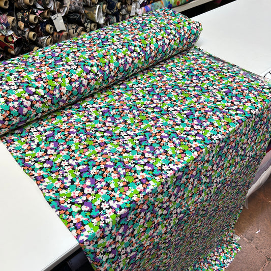 ÇİFT EN VİSKON - RENGARENK ÇİÇEKLİ