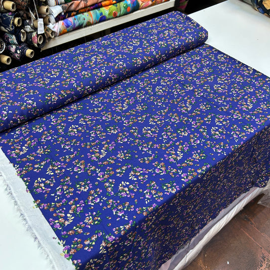 ÇİFT EN VİSKON - MOR KÜÇÜK ÇİÇEKLİ