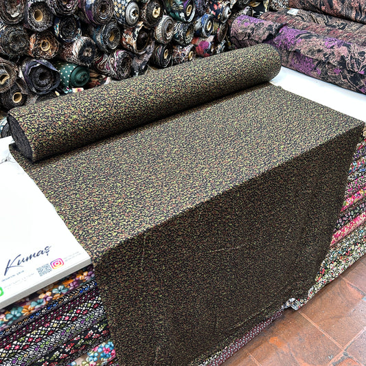 KAŞMİR - KAHVERENGİ KÜÇÜK DESENLİ