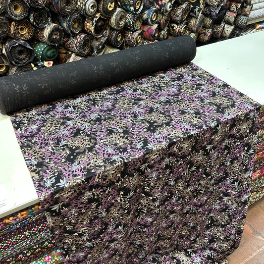 KAŞMİR - BEYAZ DALLI MOR LEOPAR