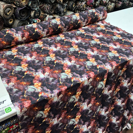 PREMIUM VİSKON - KIRMIZI MERMER DESEN