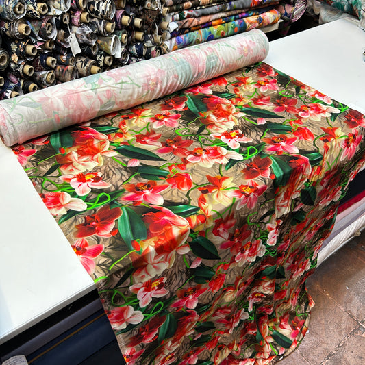 PREMIUM VİSKON - YEŞİL DALLI KIRMIZI