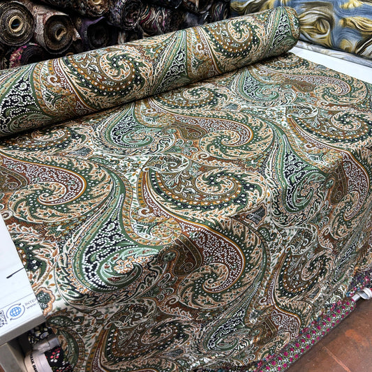 VİSKON - YEŞİL ŞAL DESEN