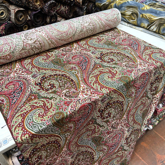 VİSKON - KIRMIZI ŞAL DESEN