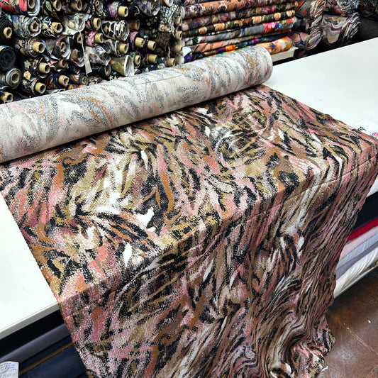 VİSKON - FIRÇALI ZEBRA KAHVE PEMBE