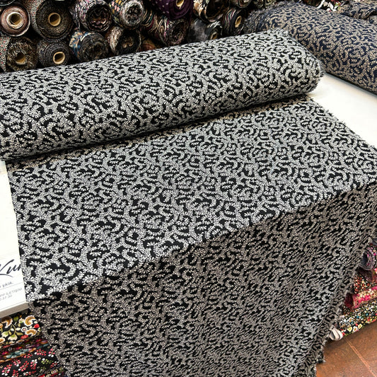 ÇİFT EN VİSKON - SİYAH BEYAZ DALLI