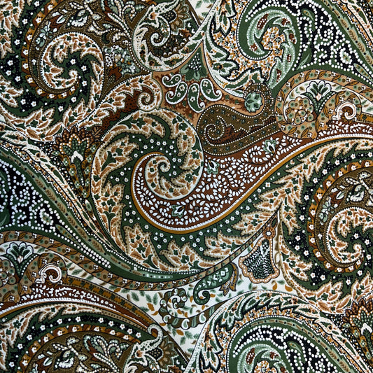 VİSKON - YEŞİL ŞAL DESEN